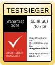 Testsieger - Sehr Gut 9,0/10